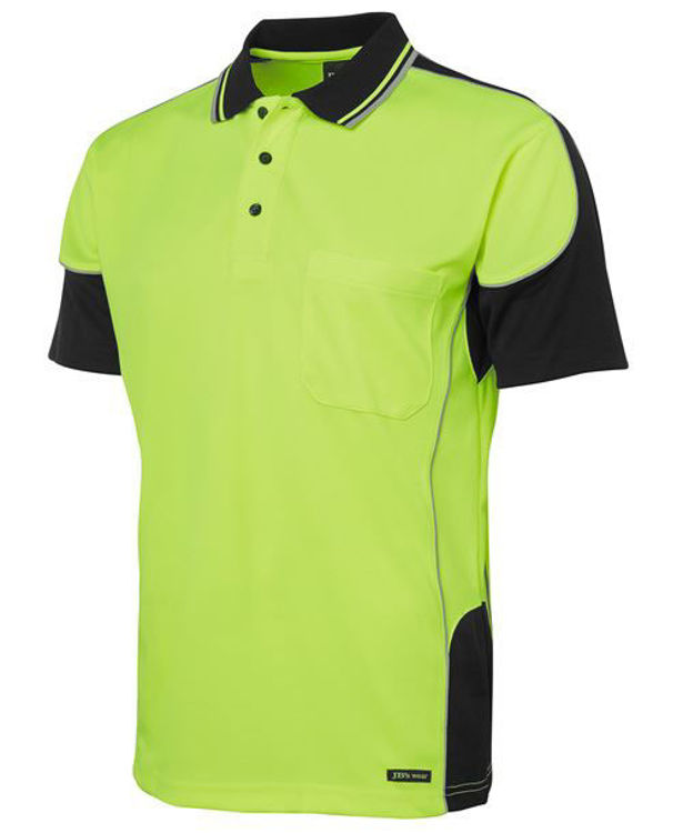 Picture of JB'S HI VIS CONTRAST PIPING POLO
