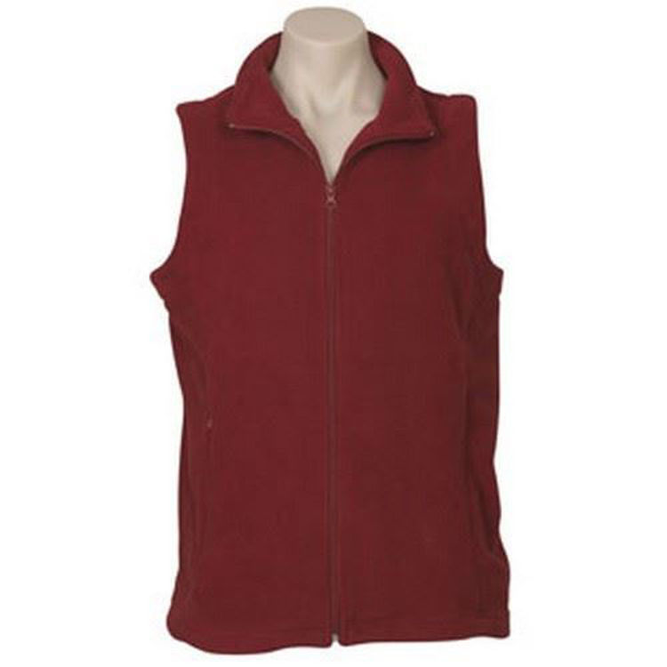 Picture of Ladies Poly Fleece Vest