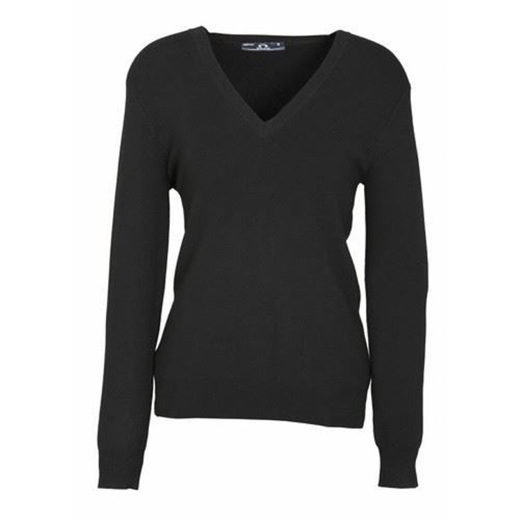 Picture of Ladies V Neck Pullover