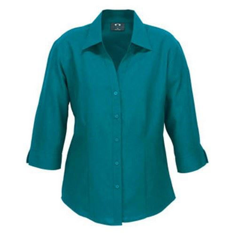 Picture of Oasis Ladies 3-4 Sleeve Plain Shirt