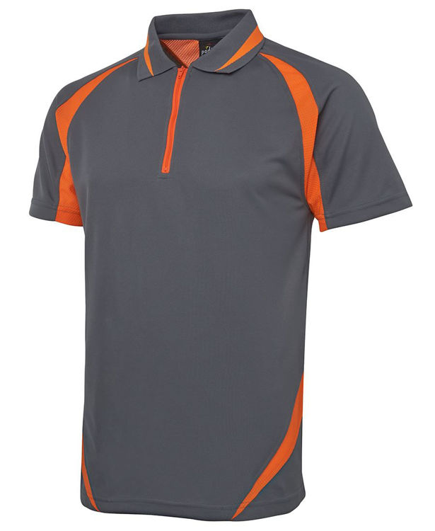 Picture of PODIUM ZIP POLY POLO