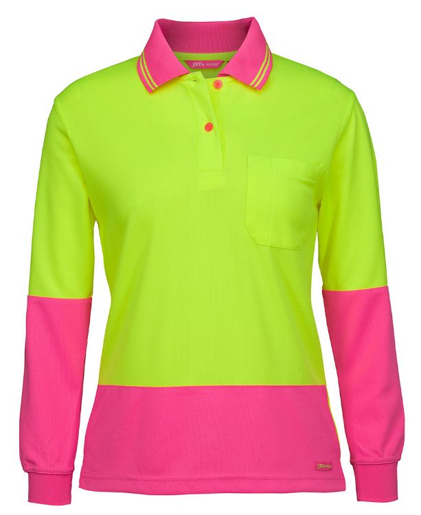 Picture of JB's LADIES HV L/S COMFORT POLO