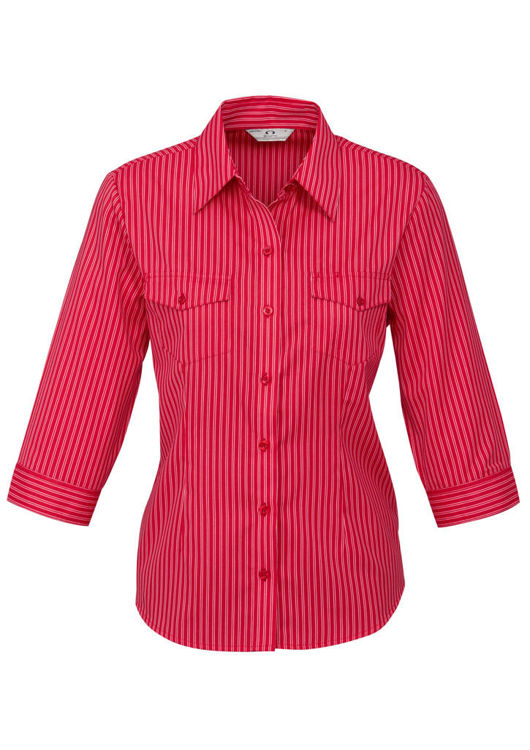 Picture of Ladies Cuban 3/4 Sleeve Shirt