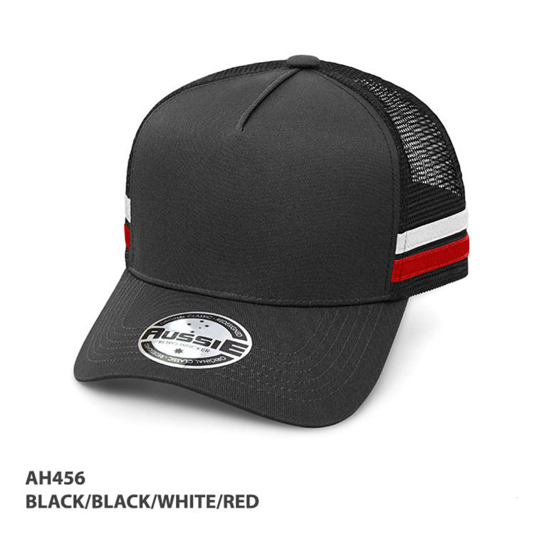 Picture of A-Frame Striped Country Trucker Cap