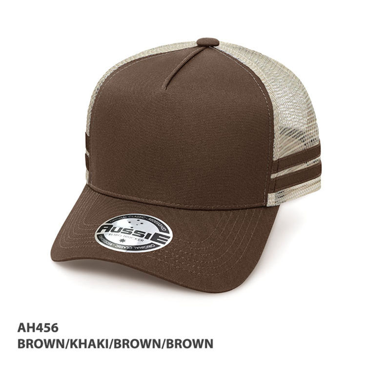 Picture of A-Frame Striped Country Trucker Cap