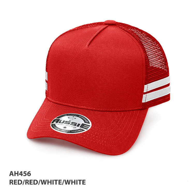 Picture of A-Frame Striped Country Trucker Cap