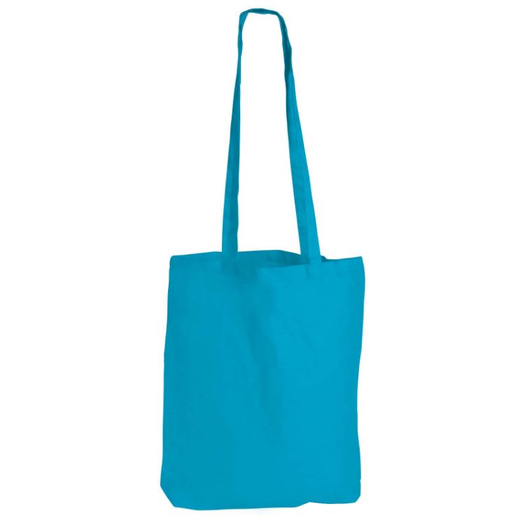 Picture of Coloured Cotton Long Handle Bag