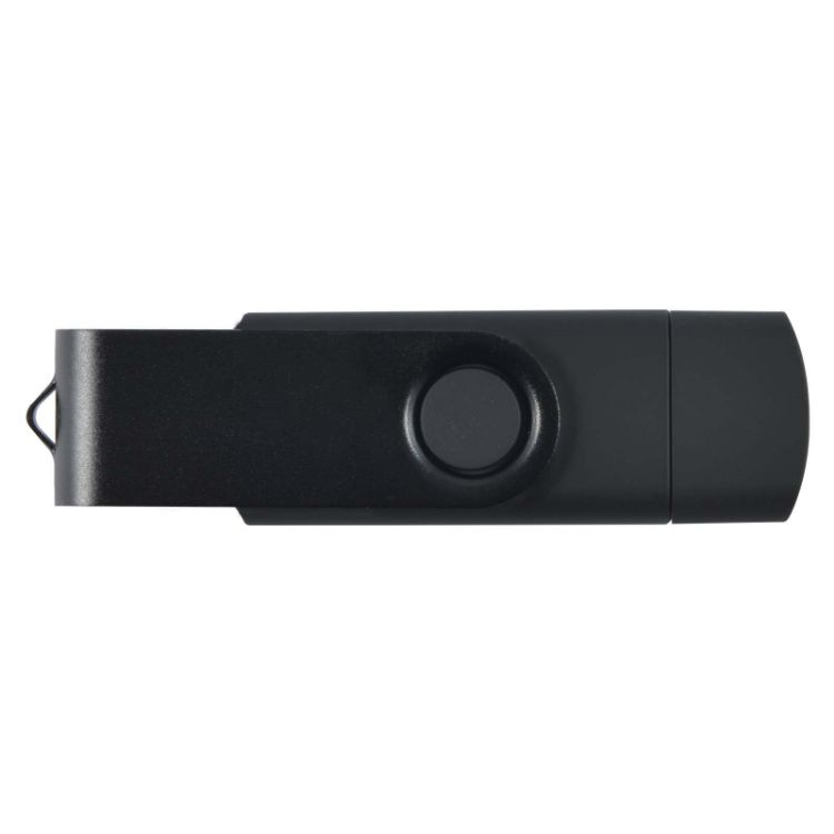 Picture of Swivel USB Flash Drive Dual 8GB