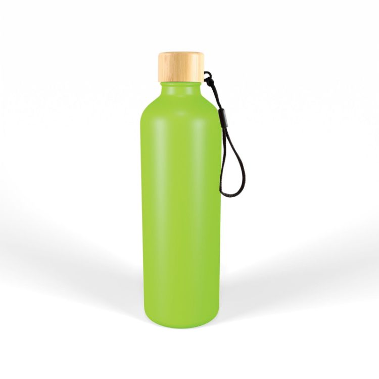 Picture of Gelato Aluminium Drink Bottle with Bamboo Lid