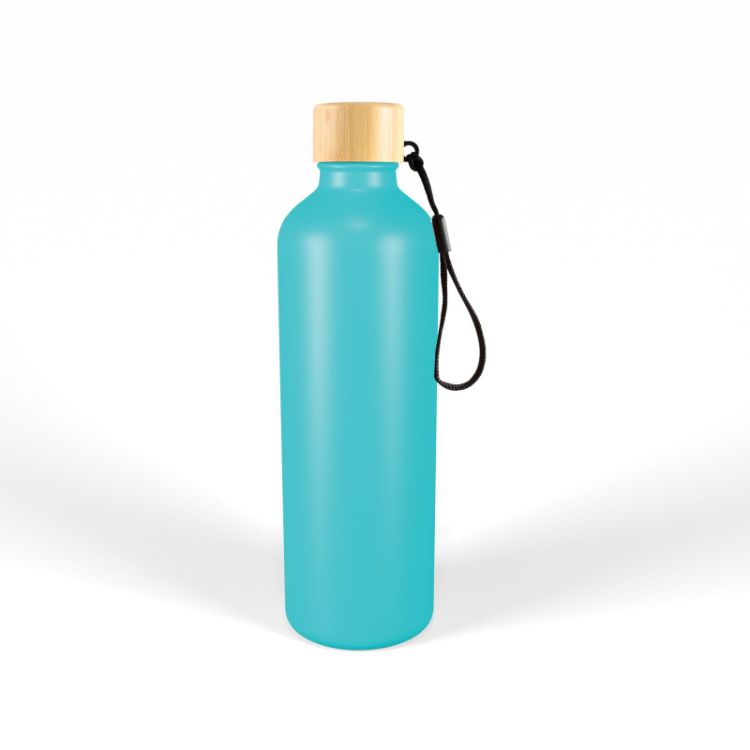 Picture of Gelato Aluminium Drink Bottle with Bamboo Lid