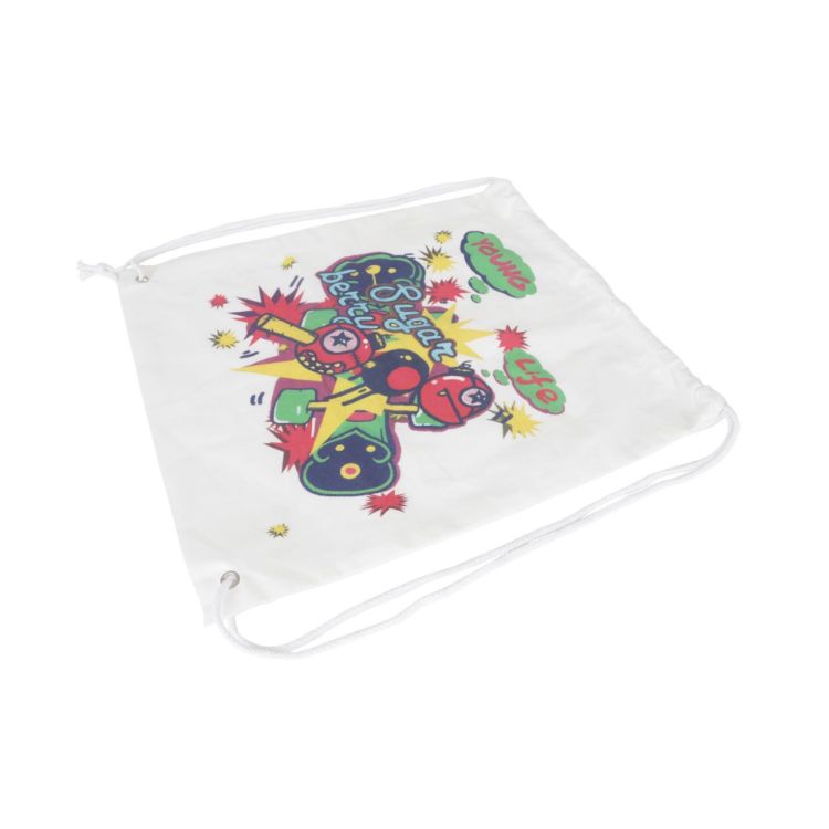 Picture of 170gsm Digital Print Drawstring Cotton Bag