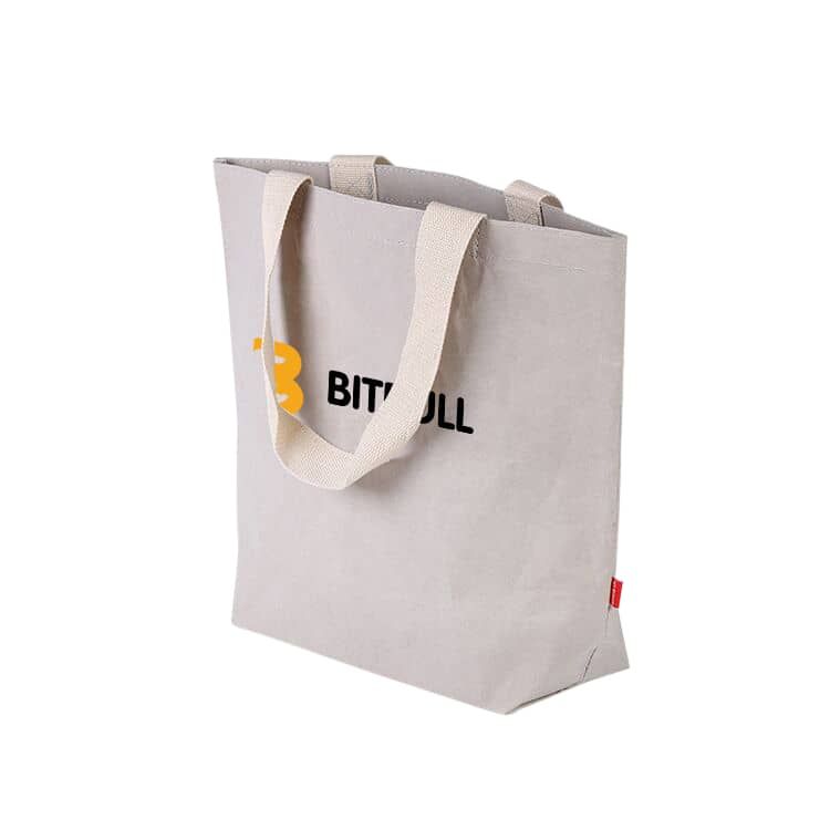 Picture of Large Washable Kraft Paper Bag with Cotton Handle(430x345x125mm)