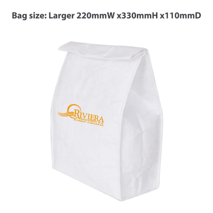 Picture of Larger Tyvek Cooler Lunch Bag(220x330x110mm)