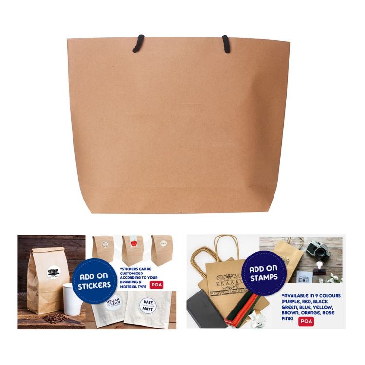 Picture of Small Boutique Paper Bag(330 x 250 x 80mm)