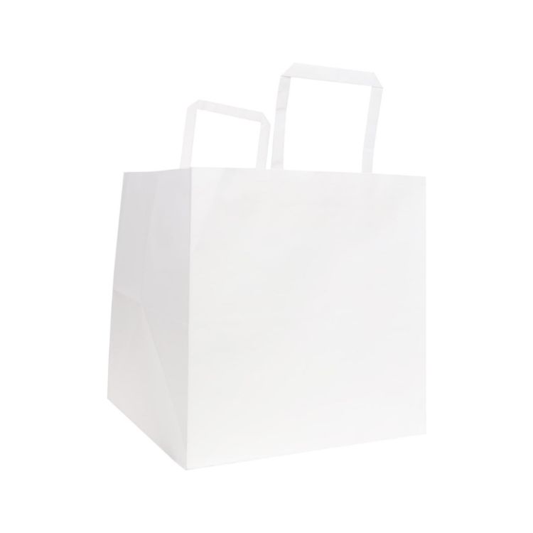 Picture of Flat Handle Kraft Paper Bag(250x250x250mm)