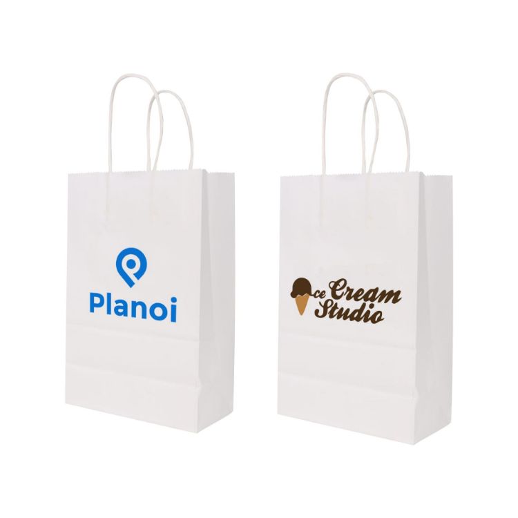 Picture of Twisted Handle Kraft Paper Bag (220x160x80mm)