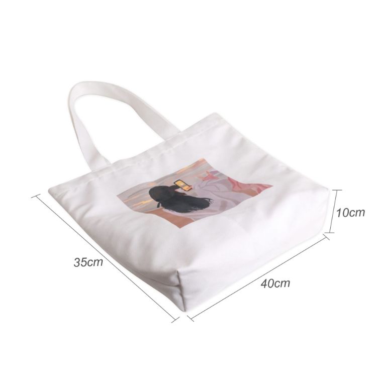 Picture of Velvet Tote Bag-Full colour both side