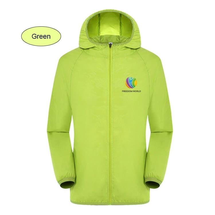 Picture of Unisex Adult 100%Polyester Jacket with Sun Protection and Hood