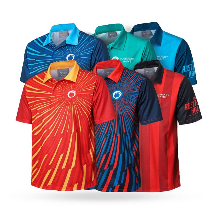 Picture of Men's 100%Polyester Sublimated Basic POLO