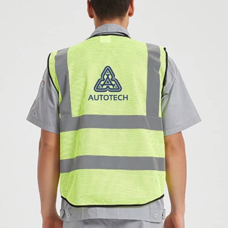 Picture of Unisex Adults Hi-Vis Vest With Reflective Tapes and Functional Pockets