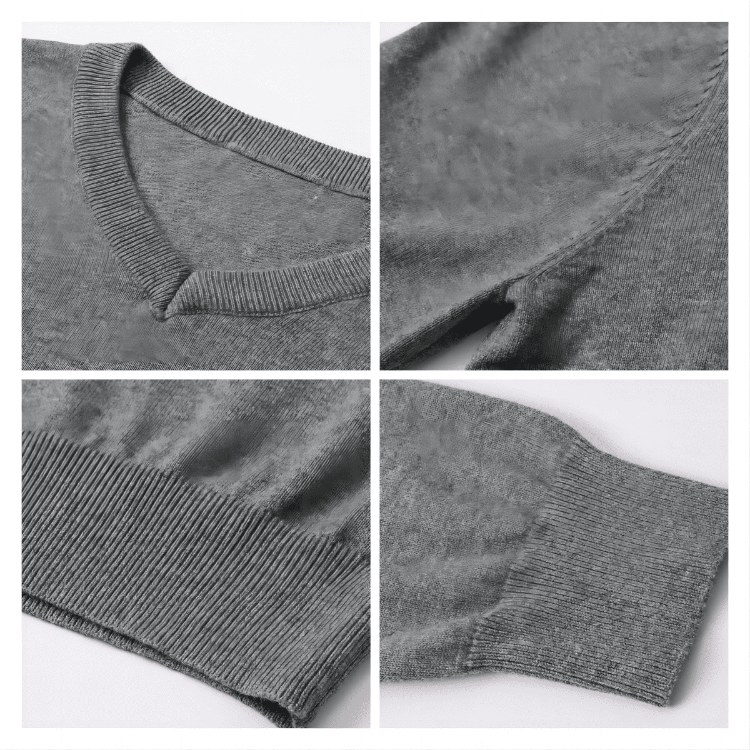 Picture of Men's 100% Cotton Round Collar Sweater