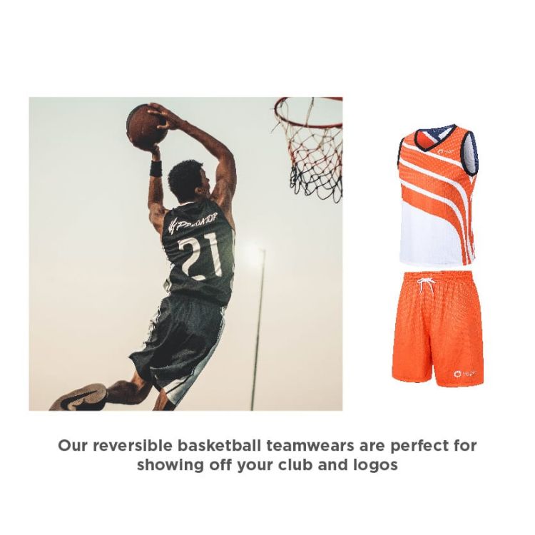 Picture of Unisex Adults 100% Polyester Sublimated Reversible Basketball Shorts