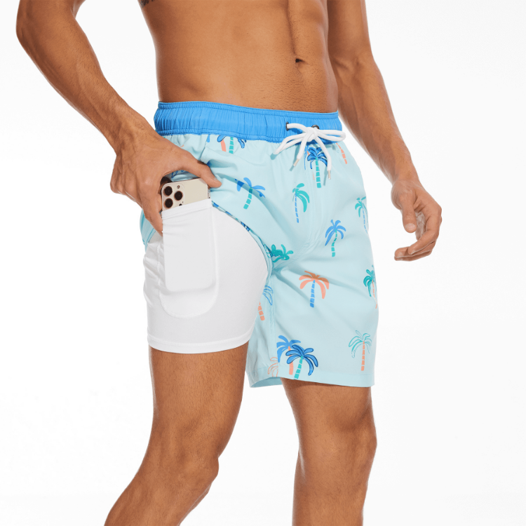 Picture of Men's Polyester Spandex Sublimated Swim Shorts