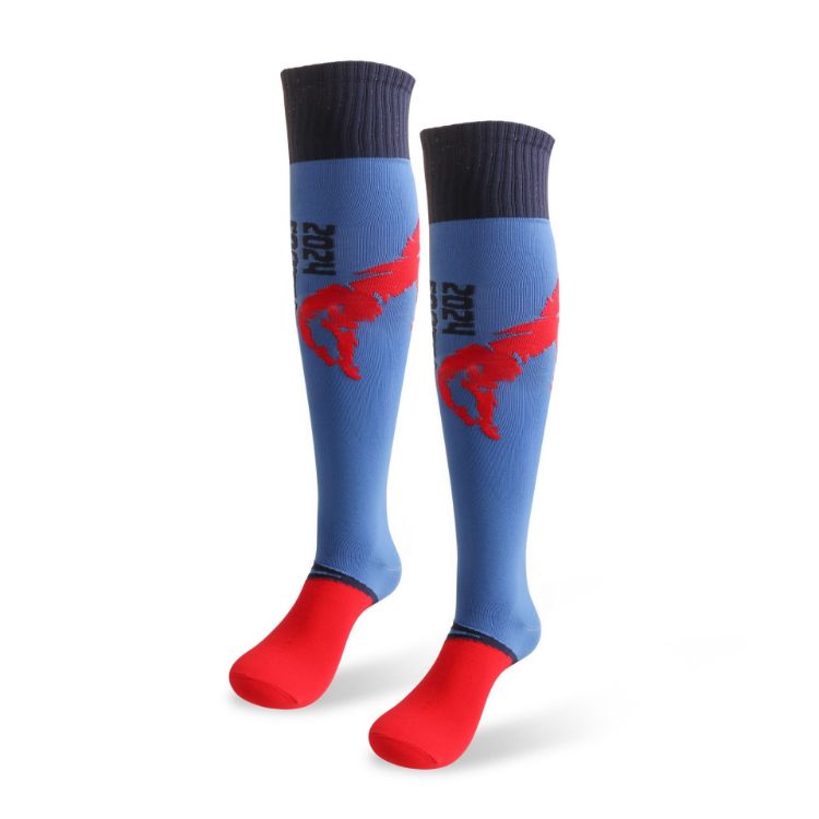 Picture of Knee High Custom Pattern Football Socks