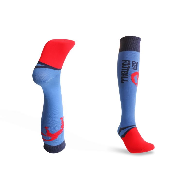 Picture of Knee High Custom Pattern Football Socks