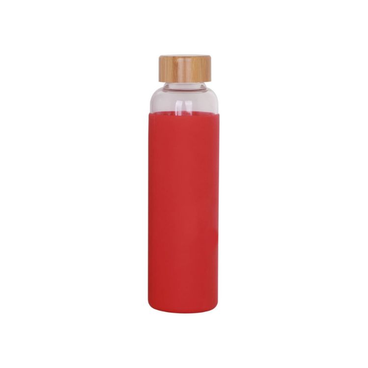 Picture of 550ml Glass Drink Bottle with Stainless steel Lid