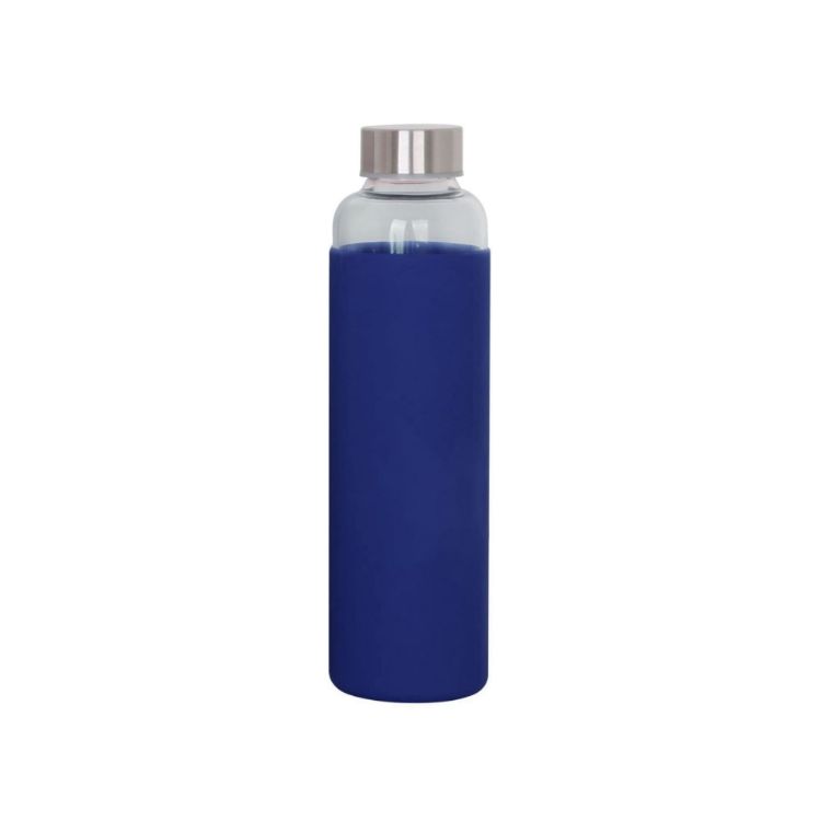 Picture of 550ml Glass Drink Bottle with Stainless steel Lid