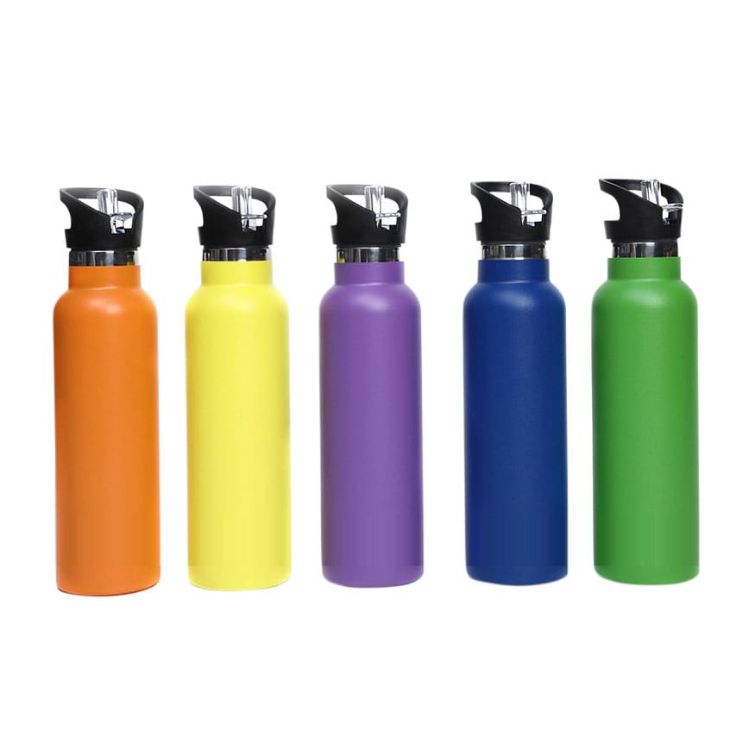 Picture of 600ml Double Wall Vacuum Bottle with Flip Valve Lid