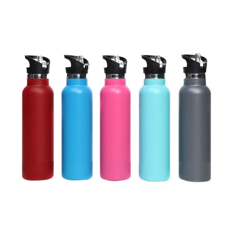 Picture of 600ml Double Wall Vacuum Bottle with Flip Valve Lid