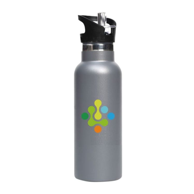 Picture of 500ml Double Wall Vacuum Bottle with Flip Valve Lid