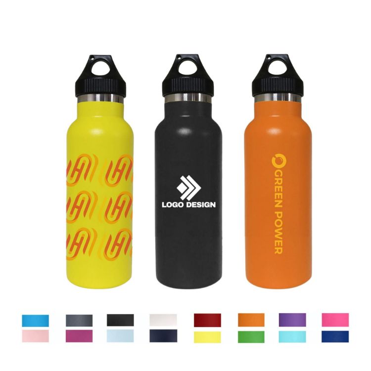 Picture of 500ml Double Wall Vacuum Bottle with PP Lid