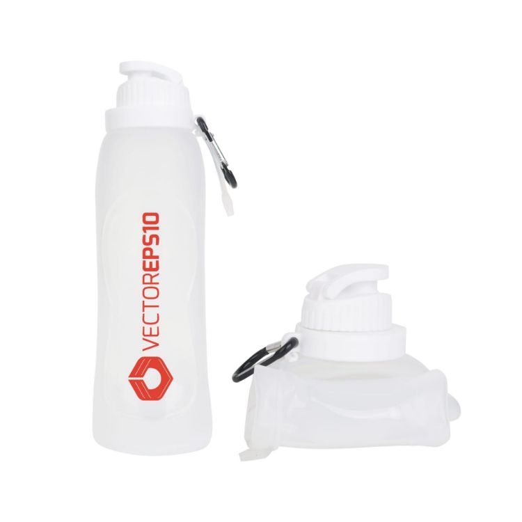 Picture of 500ml Collapsible Silicone Drink Bottle