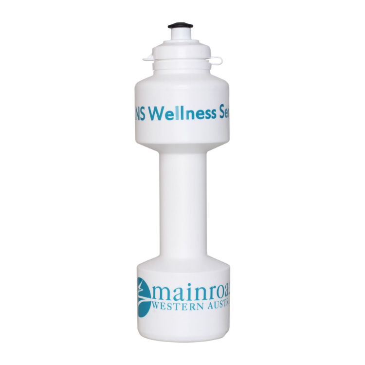 Picture of 750ml Dumbbell Flip Top Drink Bottle