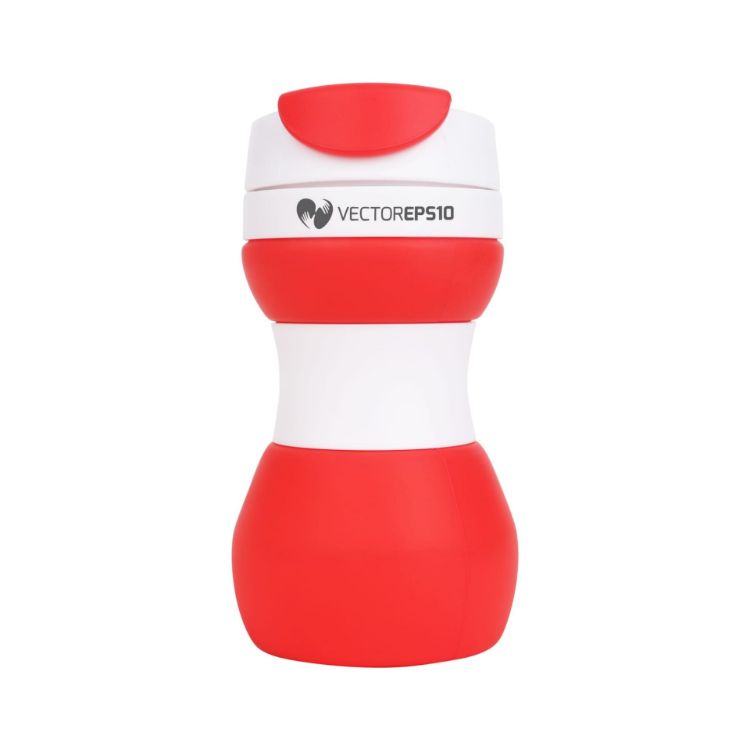 Picture of 500ml Collapsible Silicone Coffee Travel Cup