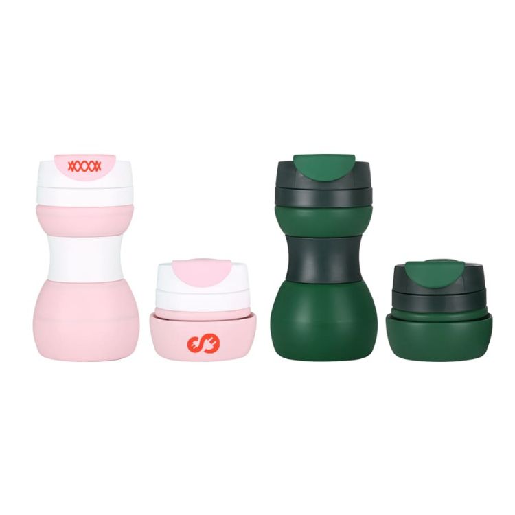 Picture of 500ml Collapsible Silicone Coffee Travel Cup