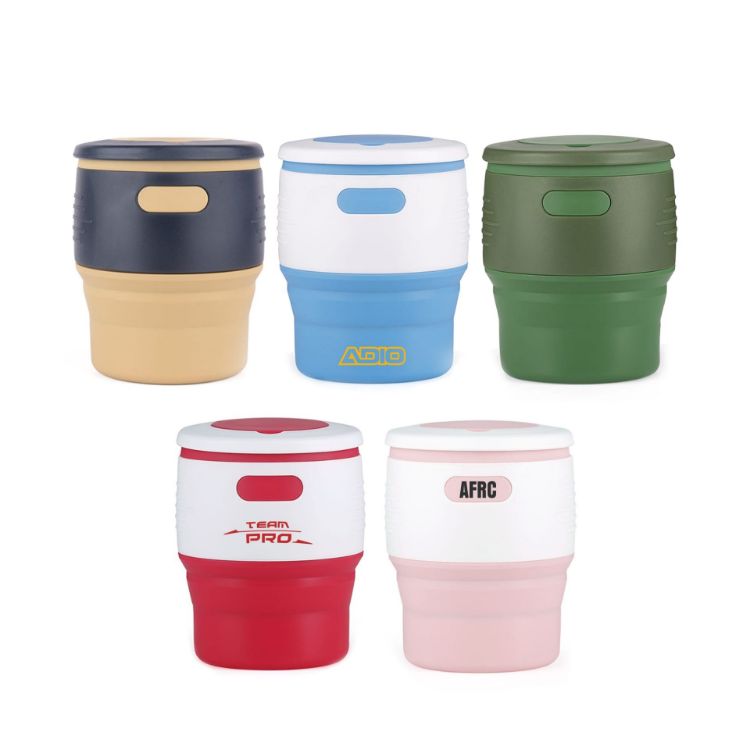 Picture of 350ml Collapsible Silicone Coffee Cup