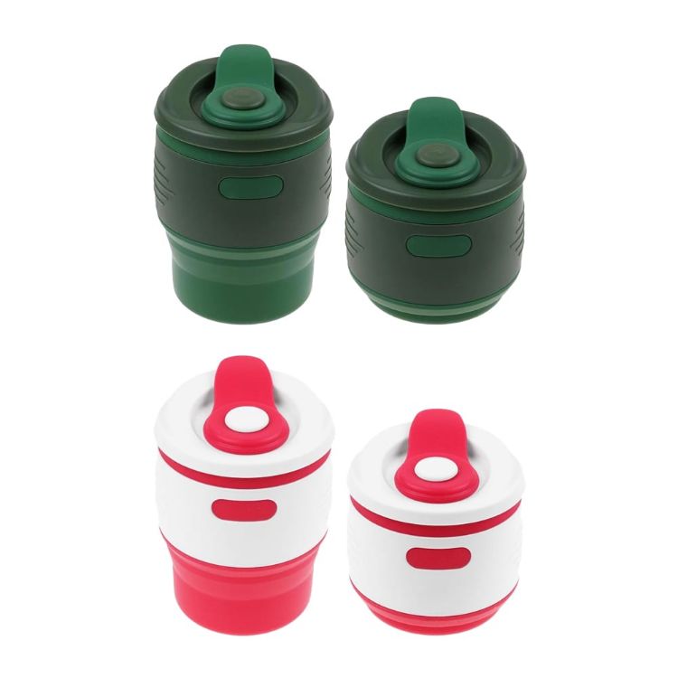 Picture of 350ml Collapsible Silicone Coffee Cup