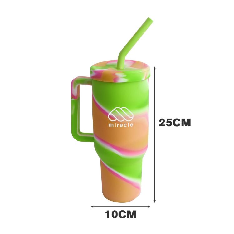 Picture of 1200ml Custom Silicone Cup with Handle