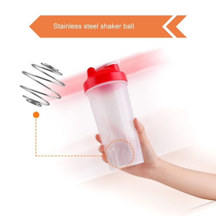 Picture of BPA Free Fitness Shaker Bottle 600ml