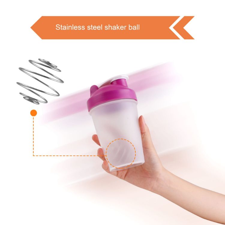 Picture of BPA Free Fitness Shaker Bottle 400ml