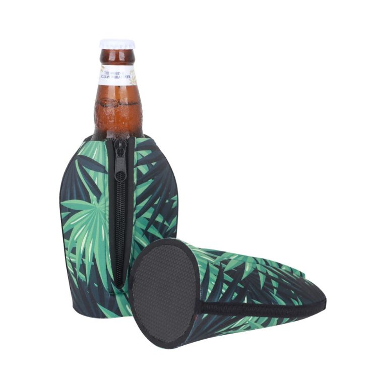 Picture of Short Bottle Cooler with Zipper