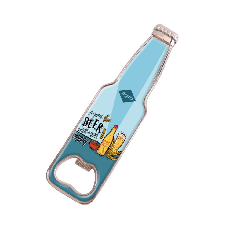 Picture of Bottle Shaped Opener Fridge Magnet