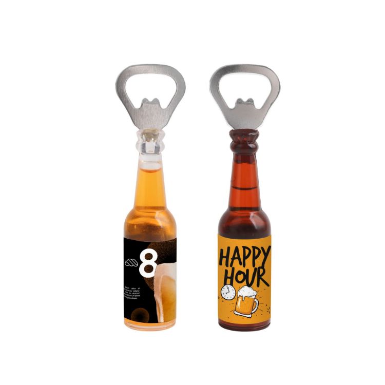 Picture of Bottle Shaped Opener with Fridge Magnet