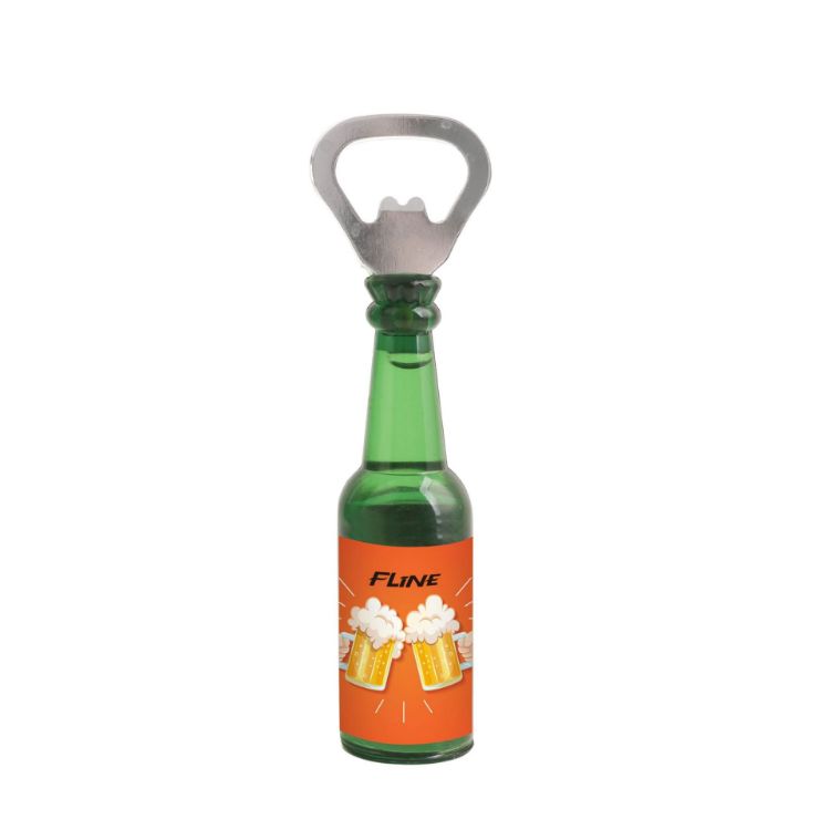 Picture of Bottle Shaped Opener with Fridge Magnet