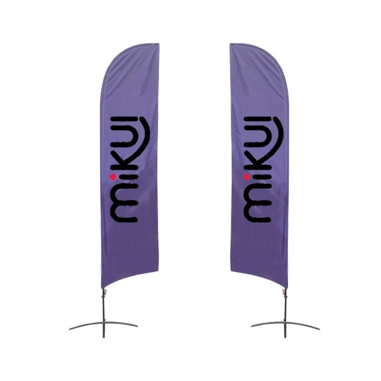 Picture of Large(80.5*400cm) Angled Feather Banners 15ft