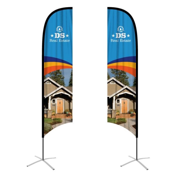 Picture of Medium(70.4*300cm) Concave Feather Banners 13ft